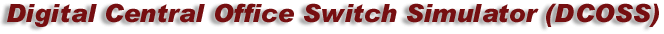 Digital Central Office Switch Simulator