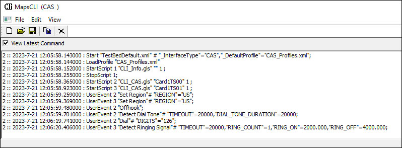 CAS CLI Server