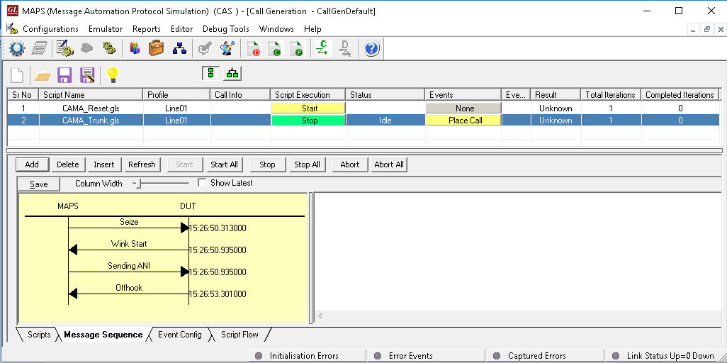 MAPS™ CAS simulating CAMA trunks