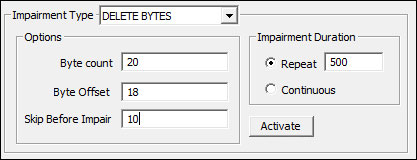 Delete bytes