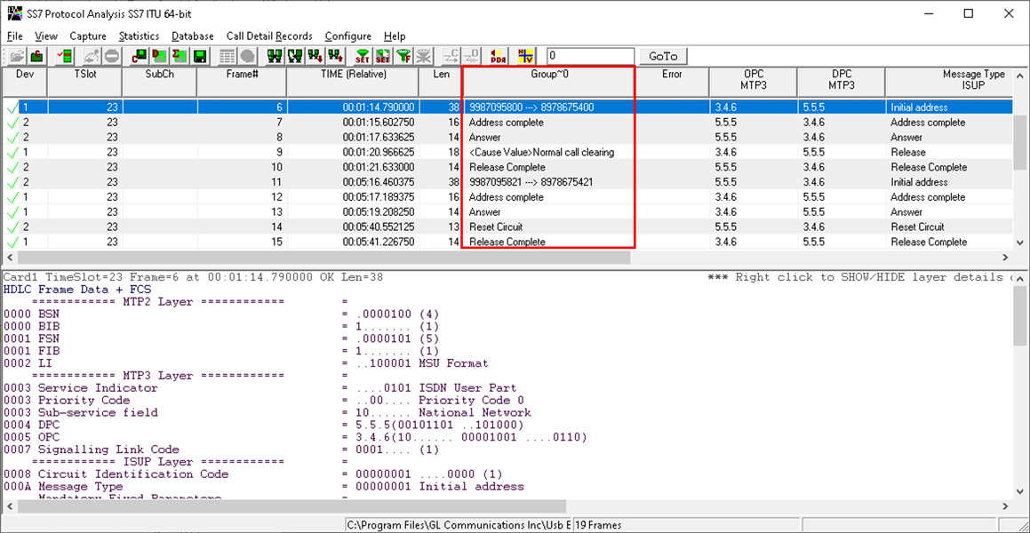 Display of Aggregate Column Group in Summary View