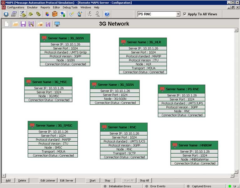 Remote MAPS Controller for 3G Lab Setup