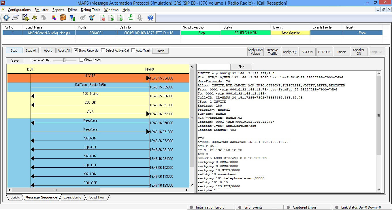 Perform Automated Periodic SQUELCH and PTT Actions