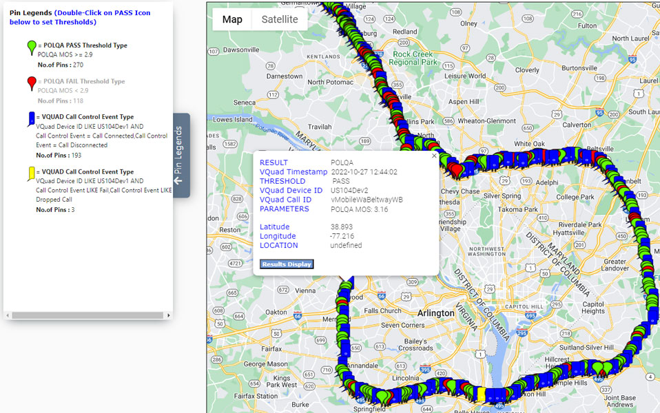 Real-time GPS Plotting along with Quality Testing