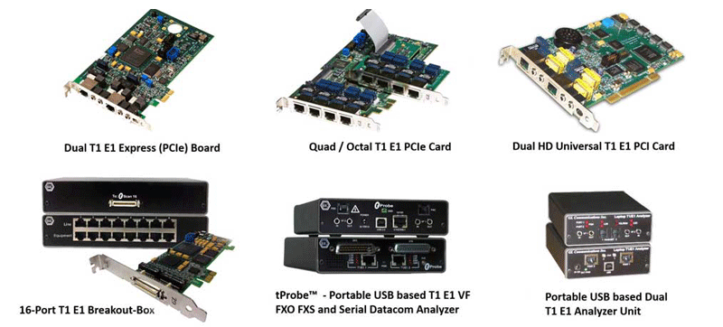 T1E1 hardware platform cards