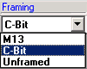 M13, C-Bit, Unframed - T3 Framing Formats