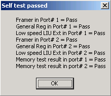 Self Test for Transmit and Receive in T3/E3 Analyzers