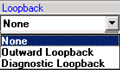 Outward and Diagnostic Loopback options