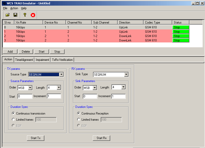 Traffic Generation and Reception