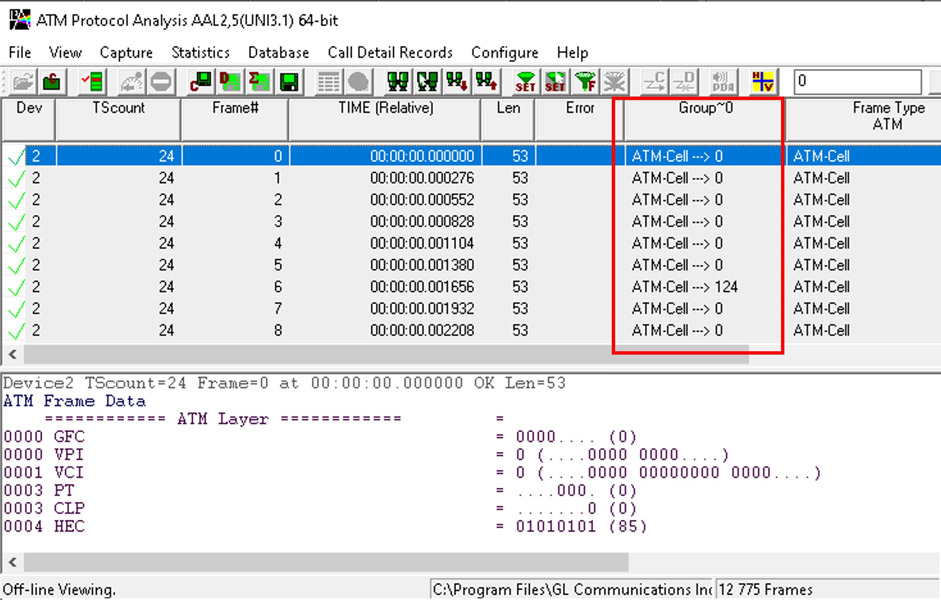 Display of Aggregate Column Group in Summary View