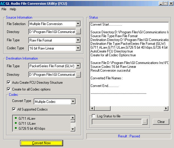 Audio File Conversion Utility (AFCU)