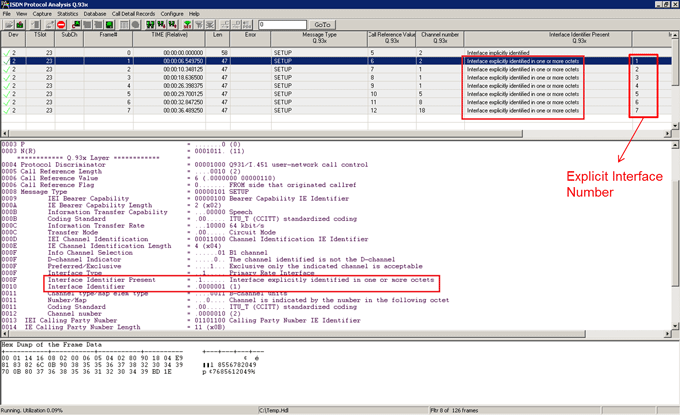 ISDN Explicit Call Capture