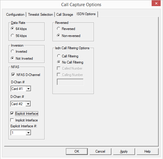 Call Capture Options