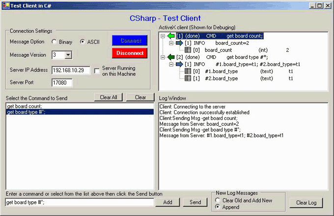 C# Client Software