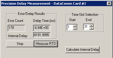Precision Delay Measurement