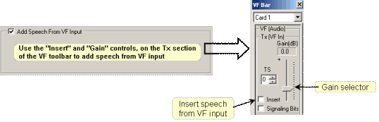 Adding Speech from VF Input