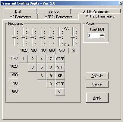 MFR2-b parameters tab