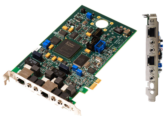 Dual T1 E1 Express (PCIe) Boards