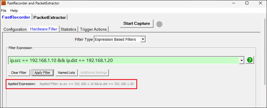 Expression Based Filter