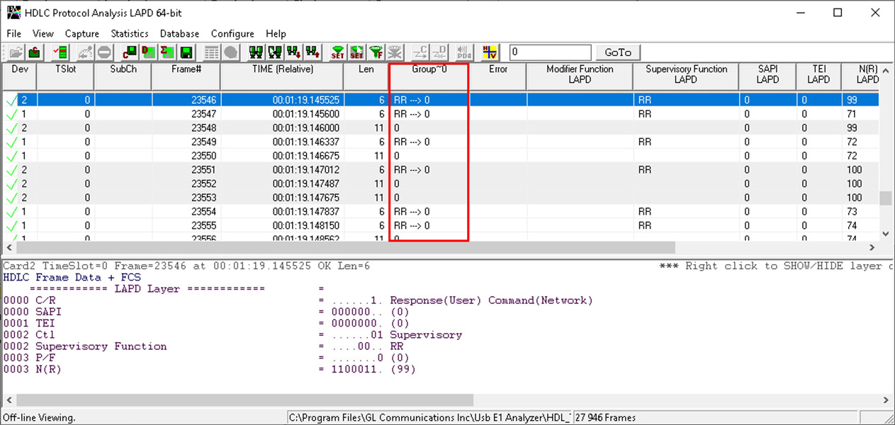 Display of Aggregate Column Group in Summary View