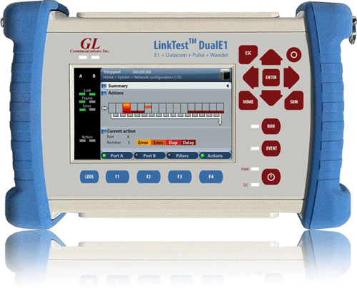 LinkTest™ Dual E1 - E1, Datacom, Jitter, Wander Testing