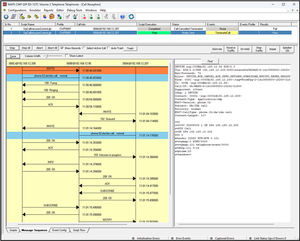 Call Generation (CWP-000B)