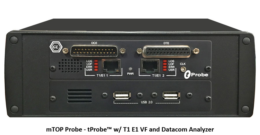 mTOP Probe - tProbe™ w/ T1 E1 VF and Datacom Analyzer