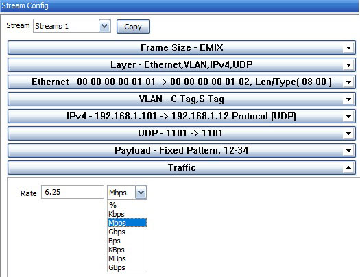 Multi Traffic Generator and Analyzer