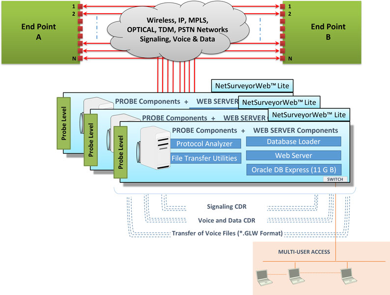 Network Monitoring NetSurveyorWeb Lite™