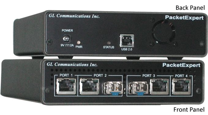 PacketExpert™- Quad Port Ethernet / VLAN / MPLS / IP / UDP Tester