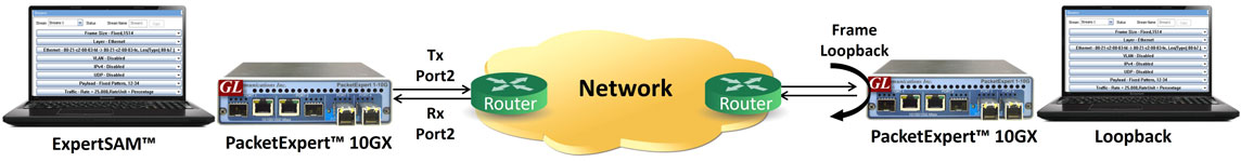 Network Test Setup
