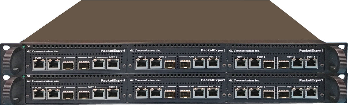 24 Ports (1G) HD PacketExpert™ PXE124 (MTOO1/MT001E + MT002 +6 x PXE100)