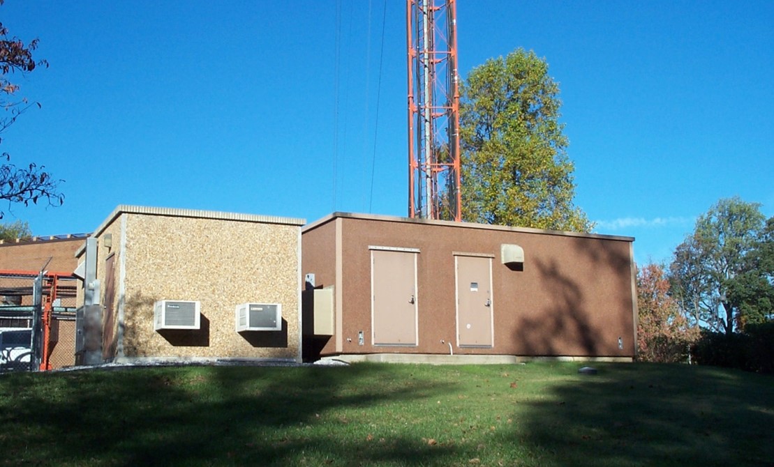 Photograph of jacobsville shelter and tower