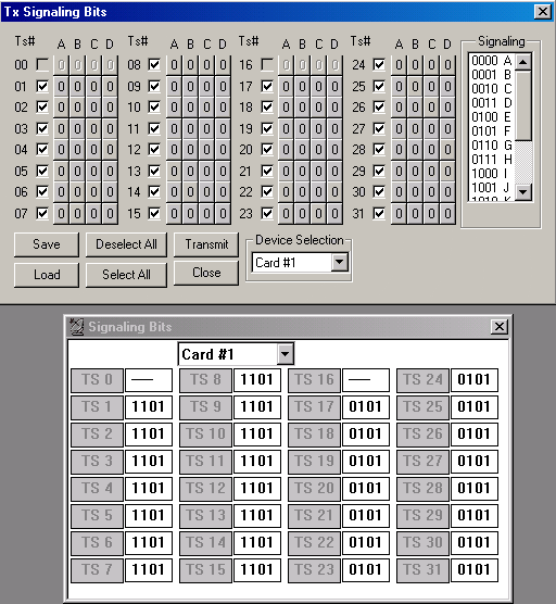 Transmit Signaling Bits