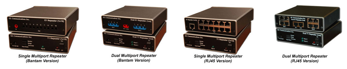 T1 E1 Single or Dual Multiport Repeater
