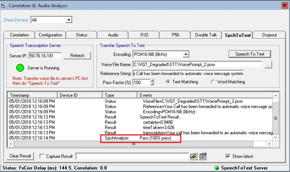 Speech to Text using Manual Mode with Speech Analysis