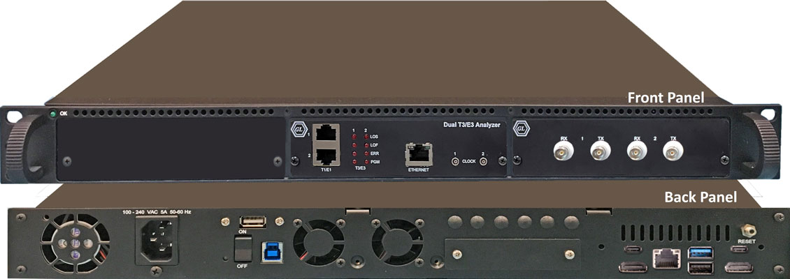 mTOP™ Rackmount T3 E3 Analyzer