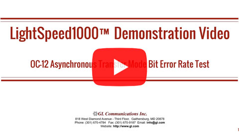 Lightspeed1000™ Demonstration vedio