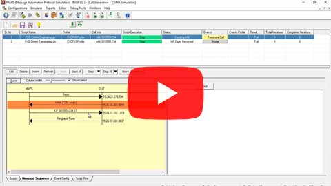 Loopback CAMA Simulation PSAP