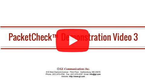 PacketCheck Impairments Video