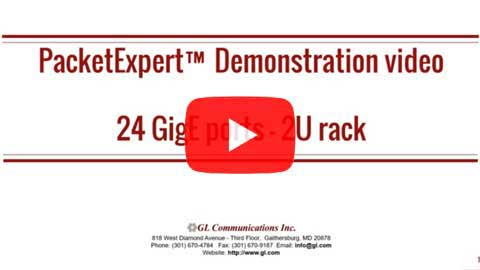 PacketExpert™ 24 GigE Ports - 2U Rack