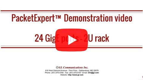 Packetexpert 24 GigE Ports 2u Rack