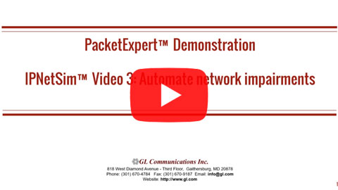PacketExpert™ - IPNetSim Part-3