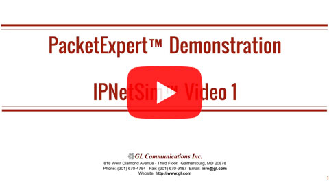 PacketExpert™ - IPNetSim™ Part 1