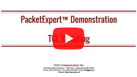 PacketExpert™ - TCL Scripting