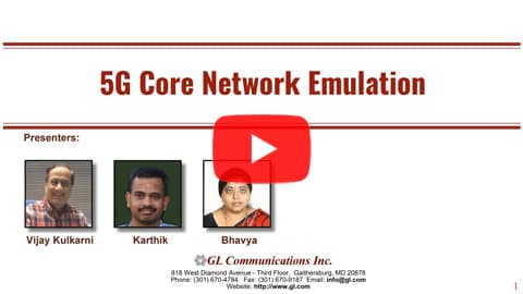 5G Core Network Emulation