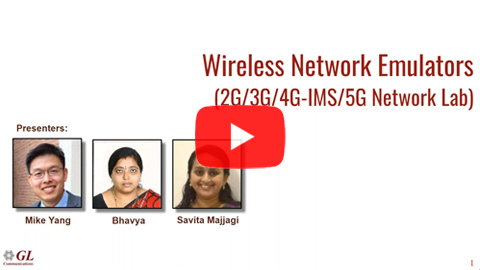 Wireless Network Emulators and Analyzers