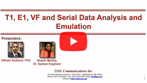 tProbe™ - T1 E1 VF and Serial Data Analysis and Emulation