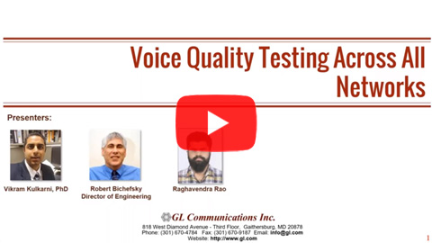 Voice Quality Testing Across All Networks