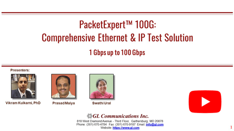 Wire-speed Ethernet and IP testing up to 100 Gbps